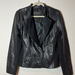 Wilson Leather Motorcycle Style Jacket